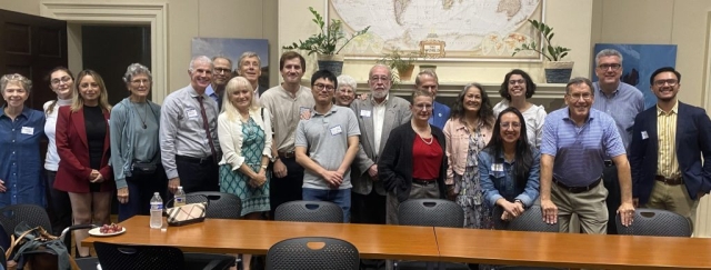 Group photo from our fall mixer on Sept. 25, 2025, at U.Va.