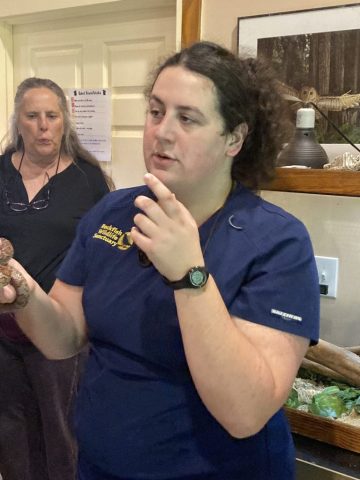 Sara Cooperman, director of the Rockfish Wildlife Sanctuary
